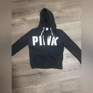 PINK Victoria’s Secret black zip up